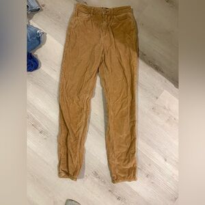 BDG Tan Corduroy Straight Leg Pants